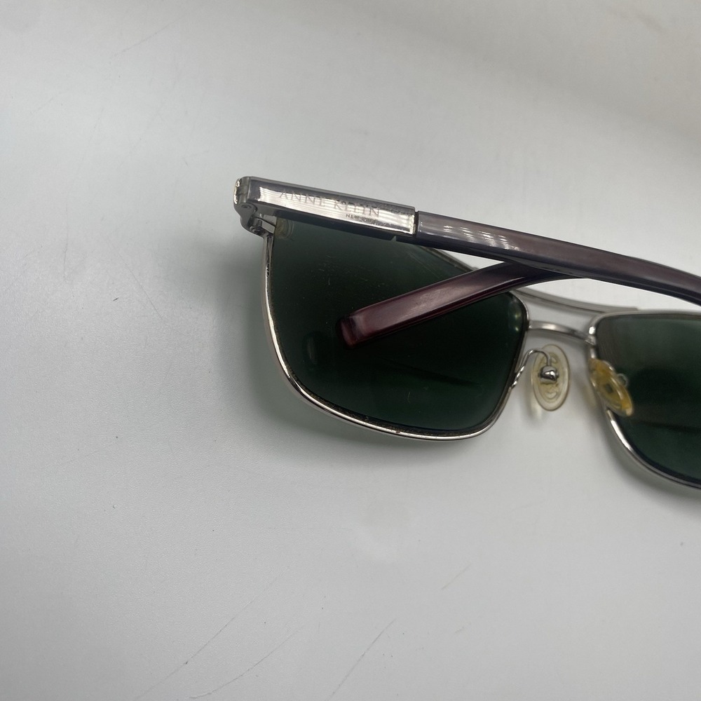 Anne Klein Sunglasses Women FRAME ONLY AK4124 58-16-130 Silver Brown 691 - Picture 5 of 16